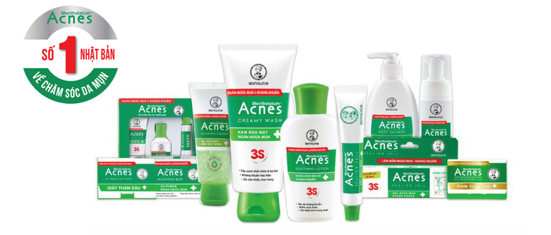 Acnes – Cuyên gia chăm sóc da mụn số 1 Nhật Bản