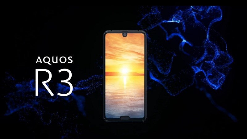 AQUOS R3 Sharp Aquos R3 ra mắt: Màn hình có cả giá»Ât nðá»Âc vàtai thá»Â