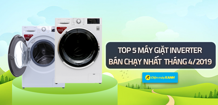 Top 5 máy giặt Inverter bán chạy