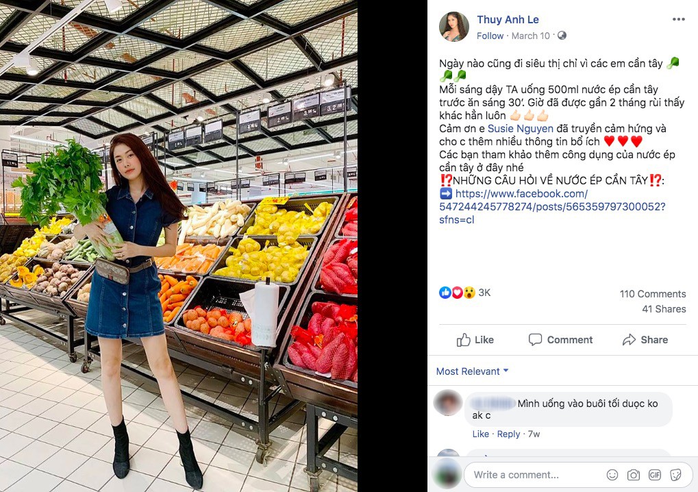 Bắt chước Kylie Jenner, loạt sao Việt thi nhau uống rau cần tây để chăm sóc nhan sắc và sức khỏe