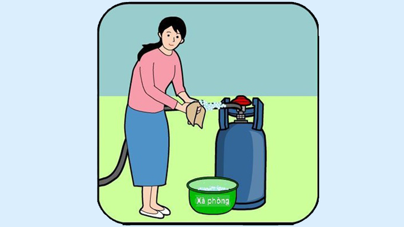 Kiểm tra và xử lí bình gas