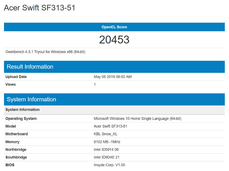 Đánh giá Acer Swift 3 SF313