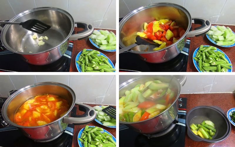 Nấu canh chua