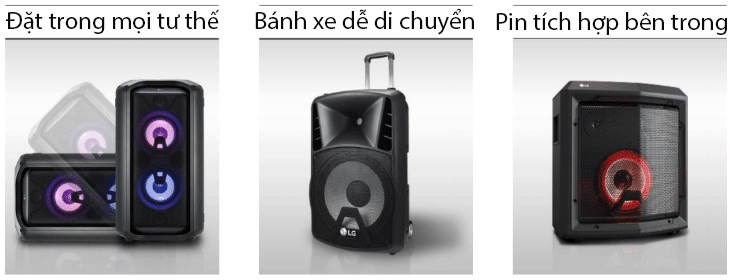 Các tiện tích trên loa LG RL2