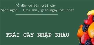 Thông tin trái cây nhập khẩu tại Bách hóa XANH