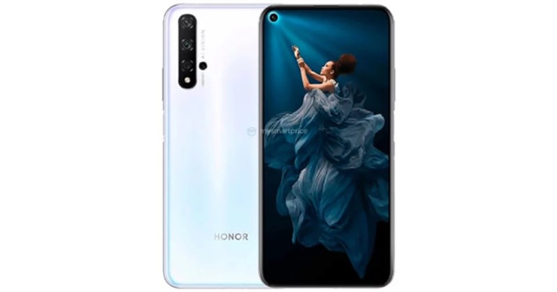Honor 20 lộ ảnh báo chí với màu trắng gradient đẹp mắt Honor 20 lộ ảnh báo chí với màu trắng gradient đẹp mắt
