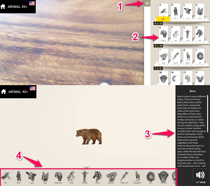 Hướng dẫn cách cài đặt và sử dụng App Animal 4D+ - Bước 3.1