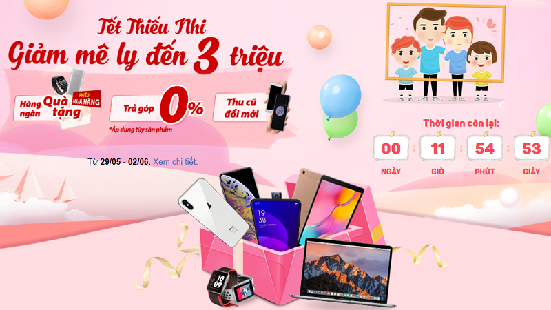 Tết thiếu nhi giảm mê ly Tết thiếu nhi giảm mê ly