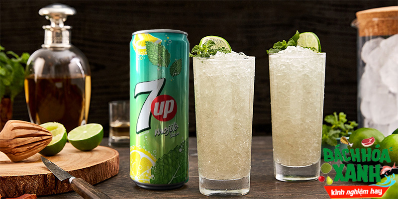 Trên tay 7 up Mojito