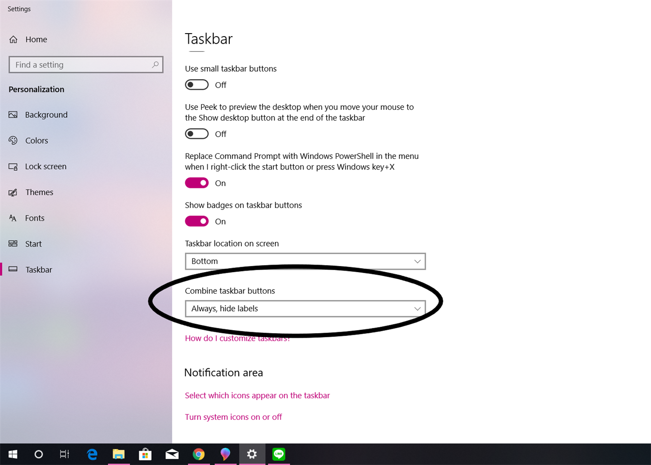 Hiển thị ứng dụng đang chạy trong Taskbar