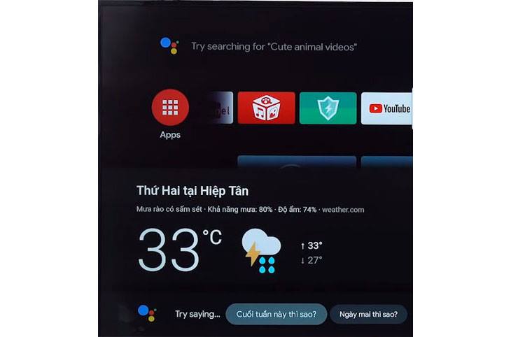 Google Assistant trả lời 