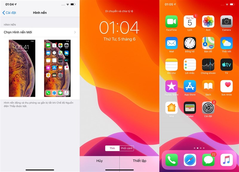 Tải về bộ hình nền mới trên iOS 9 beta 5