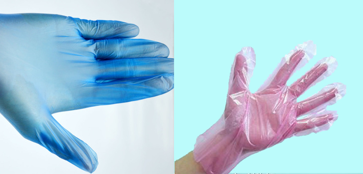 Găng tay nylon nhựa PE tái chế