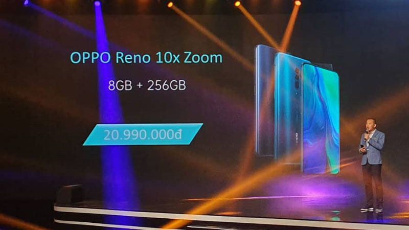 Trên tay OPPO Reno 10x Zoom ra mắt tại Việt Nam