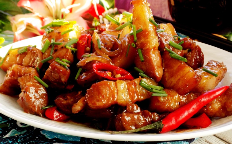 How to make sweet and sour pork belly for dinner