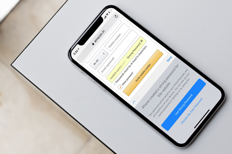 canh bao mat khau yeu ios 13