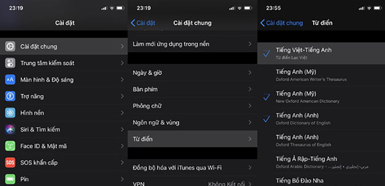 tu dien anh viet ios 13