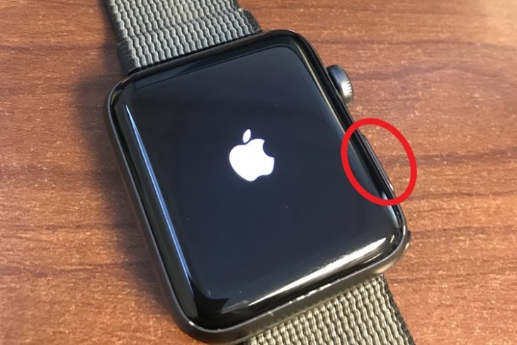 Vị trí nút sườn trên Apple Watch
