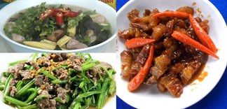 Với ba món nhưng đầy đủ rau và thịt, đảm bảo gia đình bạn sẽ tấm tắc khen ngon