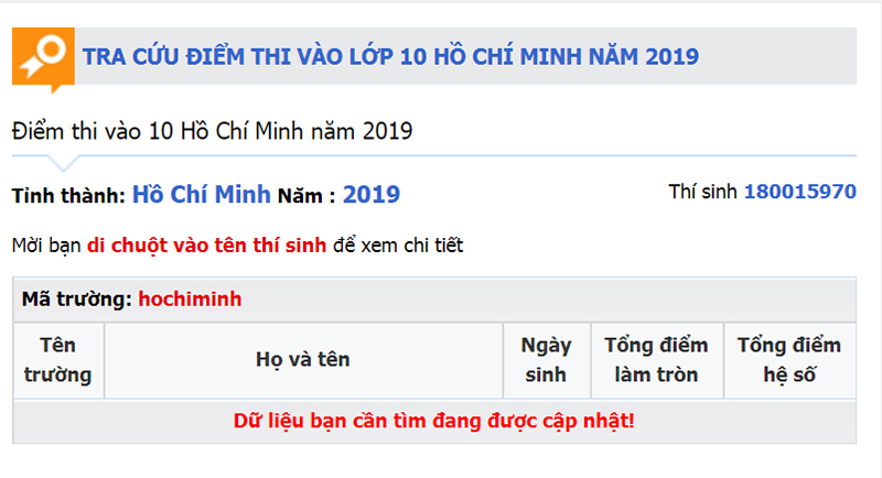 Cach Tra Cá»©u Ä'iá»ƒm Thi Vao Lá»›p 10 NÄƒm 2019 Nhanh Chinh Xac Nháº¥t