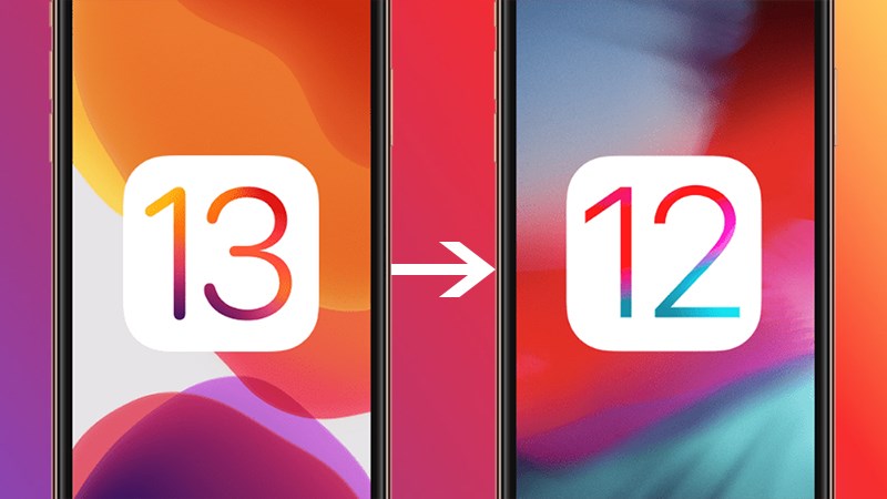 hạ cấp iOS 13 về iOS 12 hạ cấp iOS 13 về iOS 12