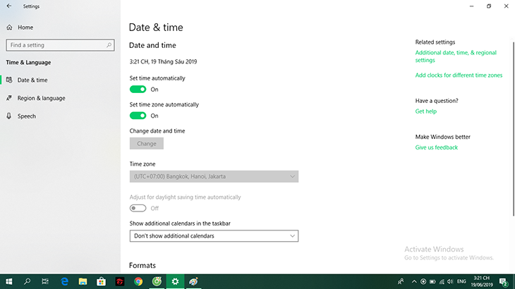 Hướng dẫn cách chỉnh giờ trên Windows 10 cực đơn giản