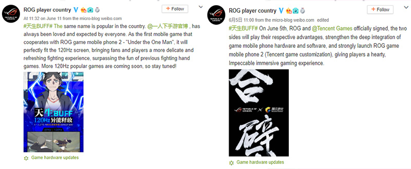 ASUS sẽ hợp tác cùng Under the One Man và Tencent Games ASUS sẽ hợp tác cùng Under the One Man và Tencent Games