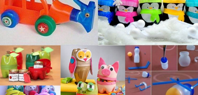 cách làm đồ chơi từ chai nhựa