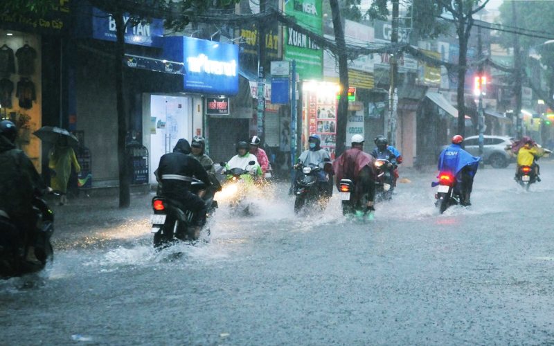 Những con đường hay ngập vào mùa mưa ở thành phố Hồ Chí Minh