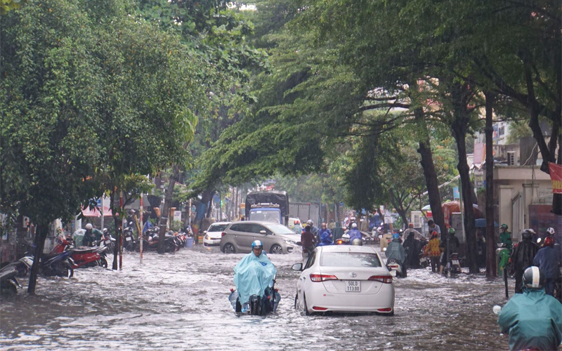 Những con đường hay ngập vào mùa mưa ở thành phố Hồ Chí Minh