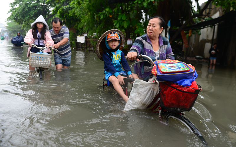 Những con đường hay ngập vào mùa mưa ở thành phố Hồ Chí Minh