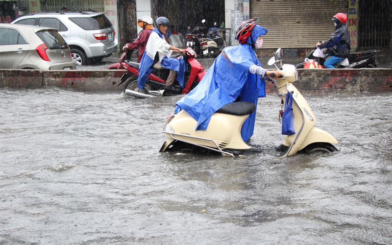 Những con đường hay ngập vào mùa mưa ở thành phố Hồ Chí Minh