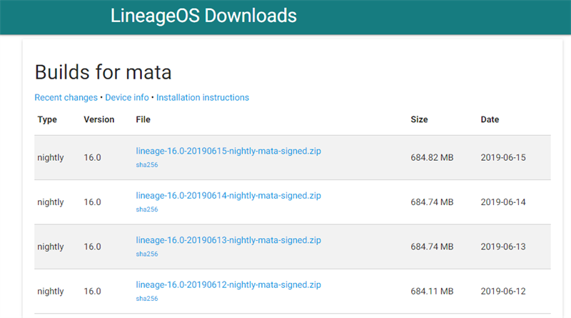 Phiên bản LineageOS 16.0 mới nhất hiện đã có sẵn để tải xuống cho Essential Phone