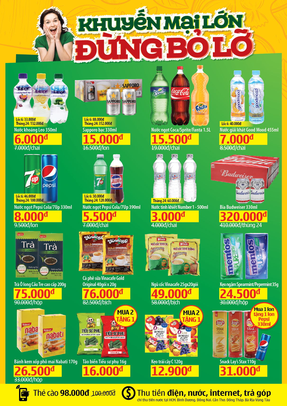 Siêu thị Bách hoá XANH 1295 - 1297 Quốc Lộ 30 khai trương 21/6/2019