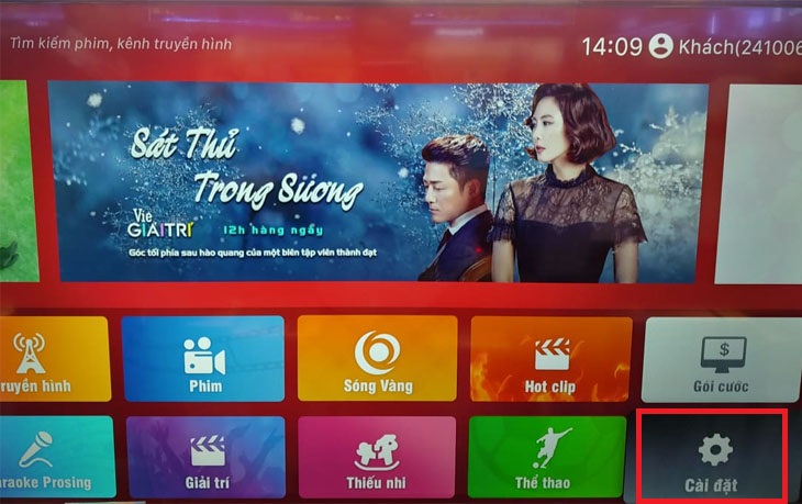 mở ứng dụng STV vào cài đặt mở ứng dụng STV vào cài đặt