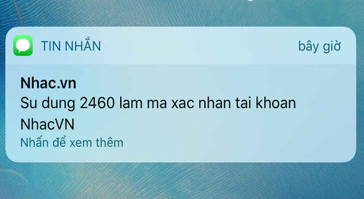 Cách kích hoạt gói khuyến mãi nhac.vn trên tivi TCL > mã xác thực nhac.vn