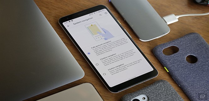 Cách kích hoạt và sử dụng hệ thống cử chỉ vuốt trên Android Q