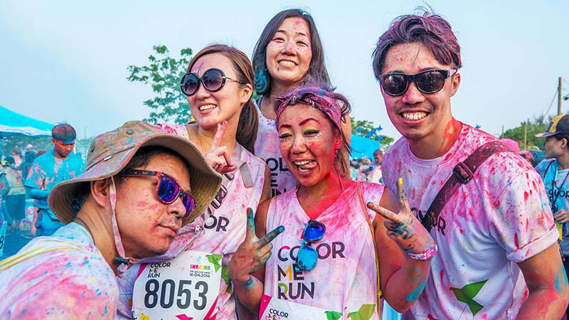 đường chạy color me run đường chạy color me run