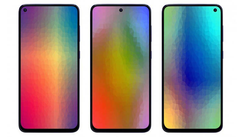 điện thoại màn hình đục lỗ