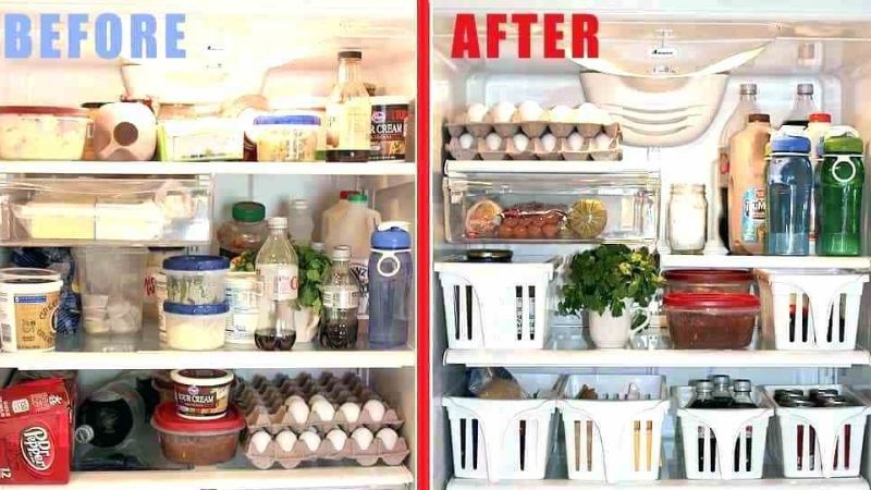 Cách sắp xếp đồ ăn trong tủ lạnh