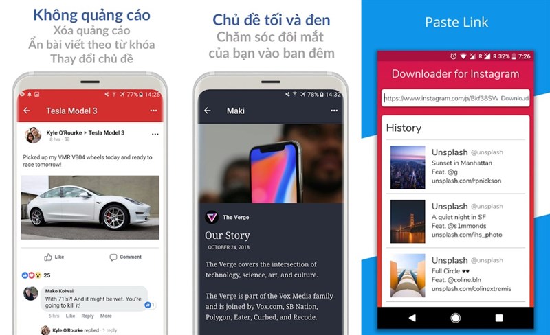 Maki Plus cho Facebook và Messenger Maki Plus cho Facebook và Messenger