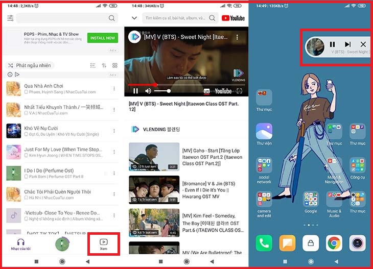 Hướng dẫn cách nghe nhạc tắt màn hình trên YouTube ở chế độ chạy nền > cách nghe nhạc tắt màn hình trên YouTube ở chế độ chạy nền trên Xiaomi