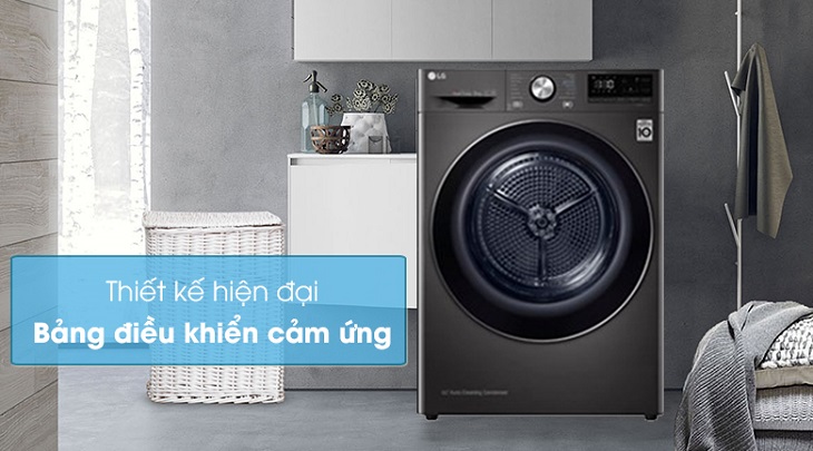 Máy sấy bơm nhiệt LG 9 Kg DVHP09B