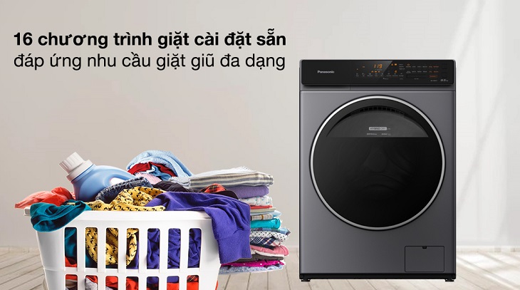 Máy giặt sấy Panasonic Inverter 9.5 Kg NA-V95FC1LVT