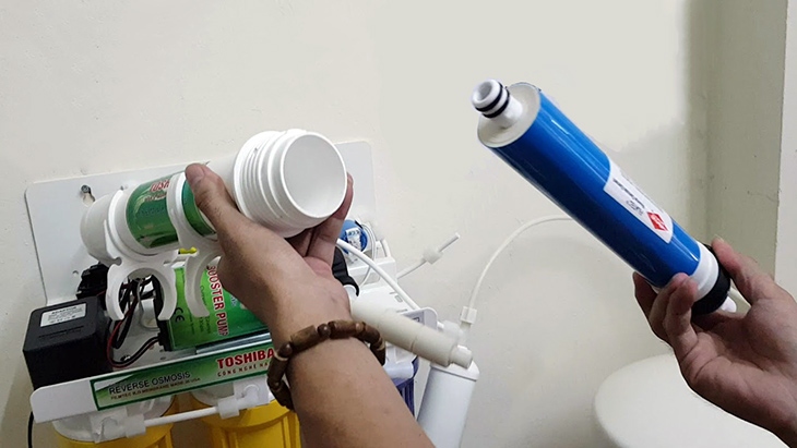 Lõi lọc có thể được tháo lắp dễ dàng, cho bạn thuận tiện thay lõi