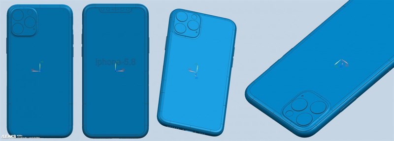 Hình ảnh thiết kế đồ họa iPhone 2019 xuất hiện