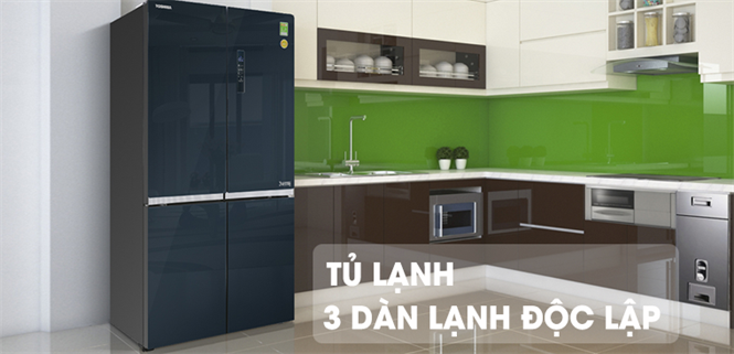 Công nghệ 3 dàn lạnh độc lập trên tủ lạnh Toshiba là gì? Có ưu điểm gì nổi bật?