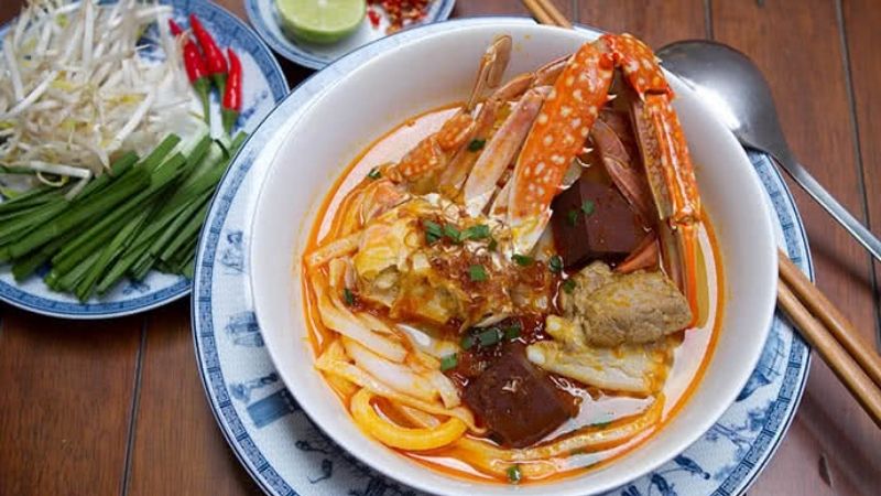 Cách nấu bánh canh ghẹ - Hoàn thành món ăn