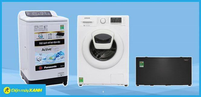 Giới thiệu một số kiểu máy giặt phổ biến hiện tại trên thị trường