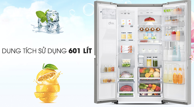 Tủ lạnh LG truongptdtntthptdienbiendong.edu.vner InstaView Door-in-Door 601 lít GR-X247JS